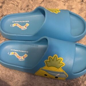 Squishmallows Blue Pineapple Kids Sandals